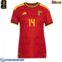 Fotballdrakt Dame Belgia Dodi Lukebakio #14 Hjemmedrakt VM 2026 Kortermet